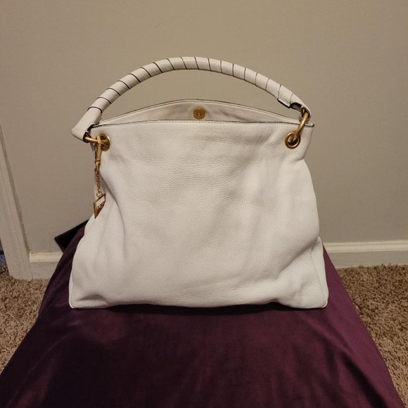 DNKY White Leather Handbag - Picture 1 of 5